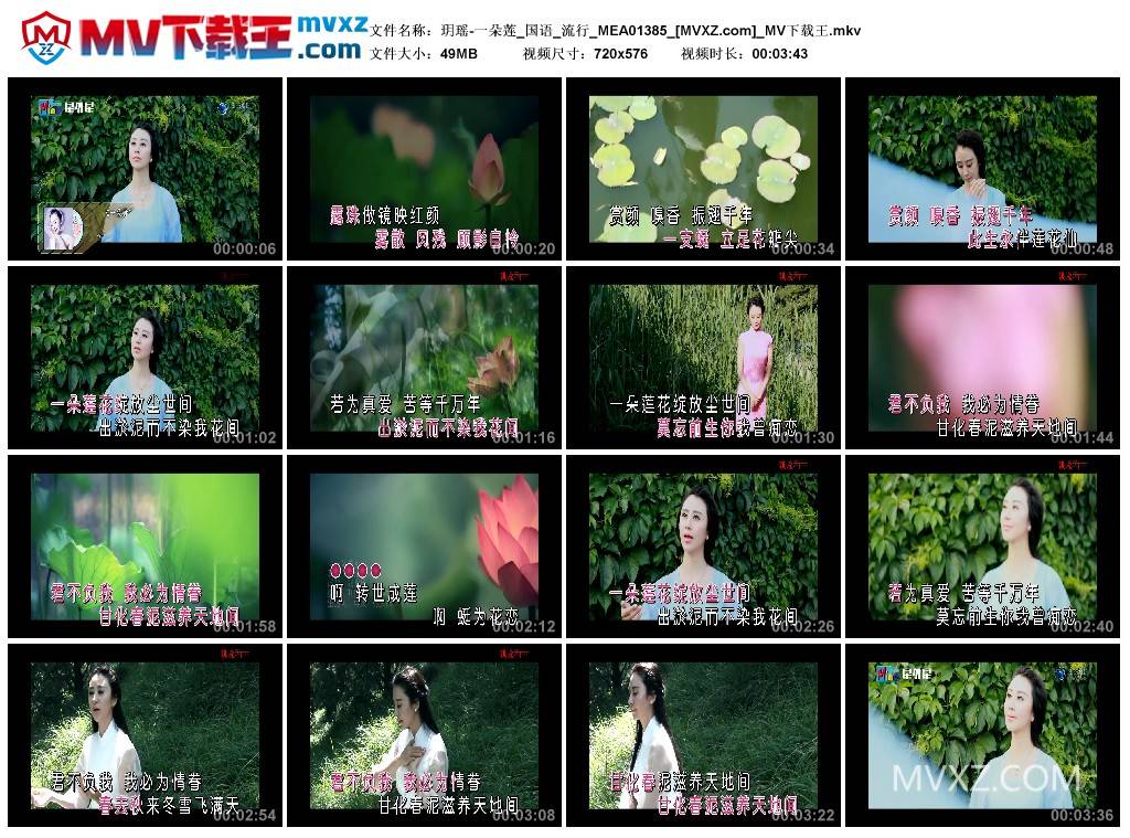 玥瑶-一朵莲_国语_流行_MEA01385